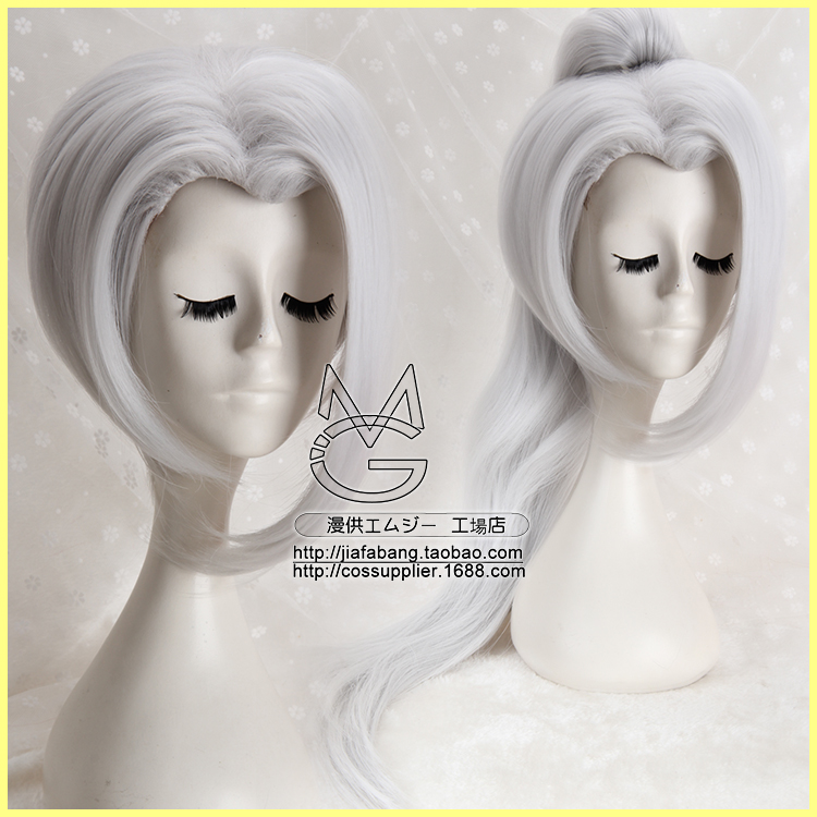 Jian Wang 3 Silver gray Eldest grandson cos Wig Beauty Tip Short Style Partial length bangs Tiger Mouth Clamping Horsein the Play mode/Anime/Periphery/cos/Board games , Cosplay Apparel/Props/Service , COSPLAY Fitting/Props/Doll clothes category - from Buy2taobao.com to provide professional Taobao agent buy service