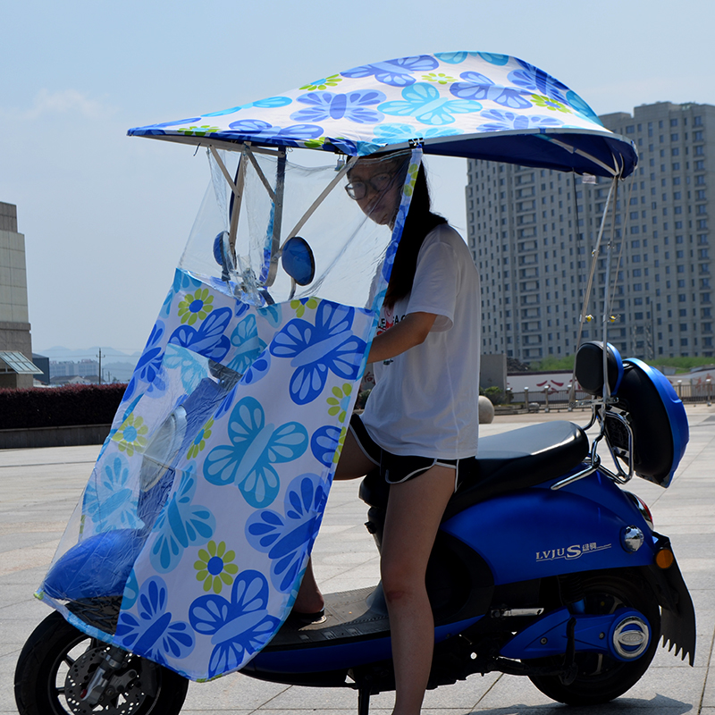 电瓶车雨棚新电动摩托车遮雨蓬棚遮阳伞防雨棚车罩蹋板车伞雨伞在类目 电动车/配件/交通工具, 电动车装备区, 电动车遮阳伞中 - 来自Buy2taobao.com提供专业的淘宝代购服务