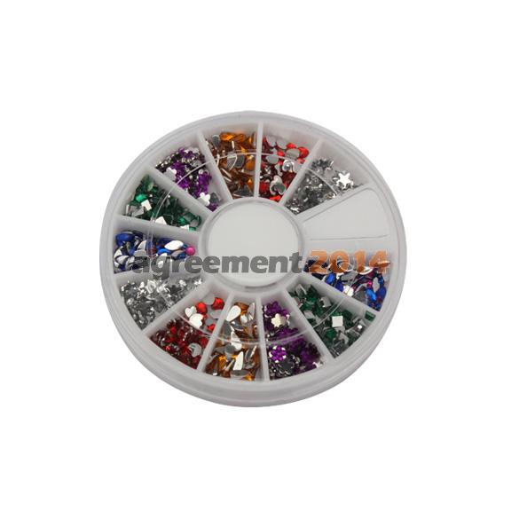 1500pcs Mix Shape Glitter Nail Art Acrylic Wheel Rhinestones|msdalam kategori perkakasan/alat, perkakasan elektrik, Lain perkakasan mekanikal dan elektrik - dari Buy2taobao.com untuk memberikan perkhidmatan ejen Taobao profesional membeli