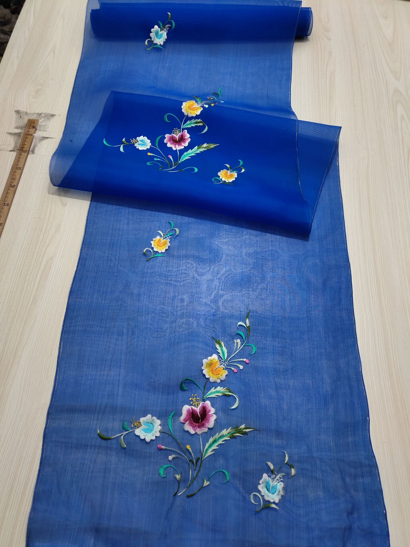 100% mulberry silk Embroidery Gauze Eugen Fabric the republic of korea Imported DY Hanfu Complex costume Silk clothin the Home Fabric , Cloth/Fabric/Manual diy Cloth fabric category - from Buy2taobao.com to provide professional Taobao agent buy service