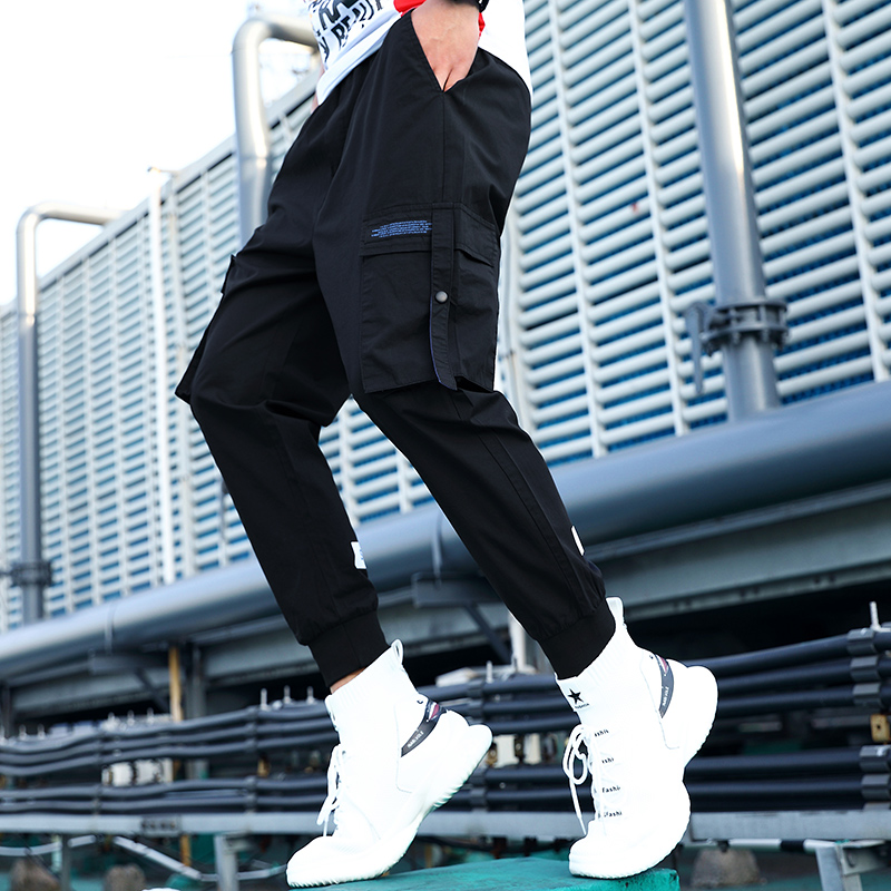 Pants men 2019 summer new pattern man Overalls Korean Edition Trend Easy Ankle banded pants leisure time Little foot 9in the Men's clothing, Casual pants category - from Buy2taobao.com to provide professional Taobao agent buy service