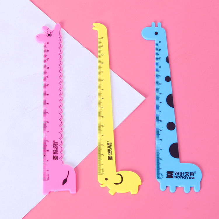 originality Stationery Giraffe pupil Plastic Cartoon ruler 15cm suit lovely children Straightedge Supplies wholesalein the Electronic Dictionary/Electronic paper book/Stationery , Drawing measurement products , Various types of foot/Triangle category - from Buy2taobao.com to provide professional Taobao agent buy service