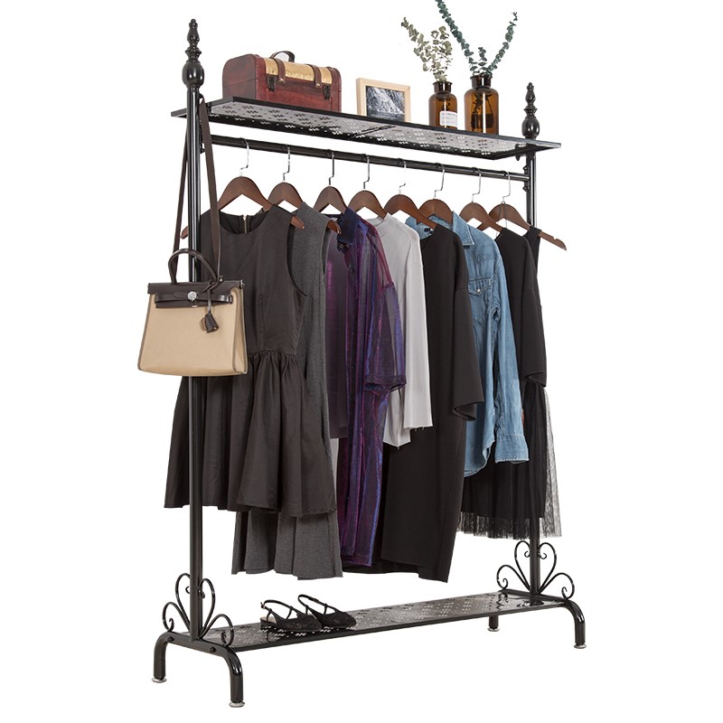 Coat rack to ground bedroom Clothes hanger European style Iron art simple and easy Single pole household Economic type Room Clothes rackin the Residential furniture , Shelf , Coat Rack category - from Buy2taobao.com to provide professional Taobao agent buy service