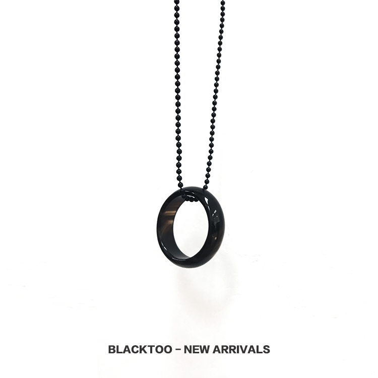 BlackToo/暗黑系 黑玛瑙玉髓指环吊坠项链礼物情侣希望辟邪在类目 饰品/流行首饰/时尚饰品新, 项链中 - 来自Buy2taobao.com提供专业的淘宝代购服务