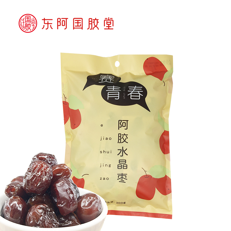 买5送1东阿国胶堂阿胶水晶枣200克独立小袋无核阿胶金丝枣史美生在类目 传统滋补营养品, 阿胶膏方, 阿胶膏/固元膏中 - 来自Buy2taobao.com提供专业的淘宝代购服务