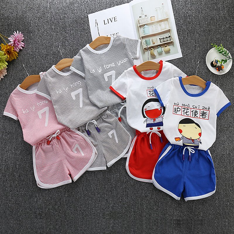new pattern summer children Short sleeved shorts Boy girl pure cotton suit baby Two piece setin the Women's clothing/Boutique , Set/Student uniforms/Work uniforms , Other suits category - from Buy2taobao.com to provide professional Taobao agent buy service