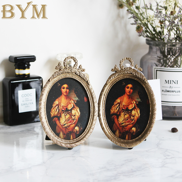 Europe and America India Imported brass manual Retro Carved court Bunk Photo frame desktop Photo Frame Swing setsin the Home accessories , Frame/Frames category - from Buy2taobao.com to provide professional Taobao agent buy service