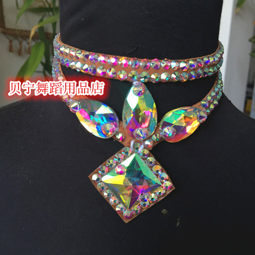 Benin dance Supplies shop Austrian imitation diamond Latin Choker Ballroom Choker dance Choker Latin partsin the Sports/Yoga/Fitness/Fans supplies , Dance/Aerobics/Gymnastics , Latin , Latin Dance Accessories category - from Buy2taobao.com to provide professional Taobao agent buy service