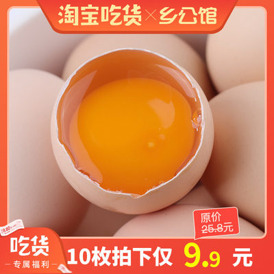 10枚初生蛋乡公馆土鸡蛋农家散养新鲜初生蛋鲜鸡蛋草鸡蛋农家自养