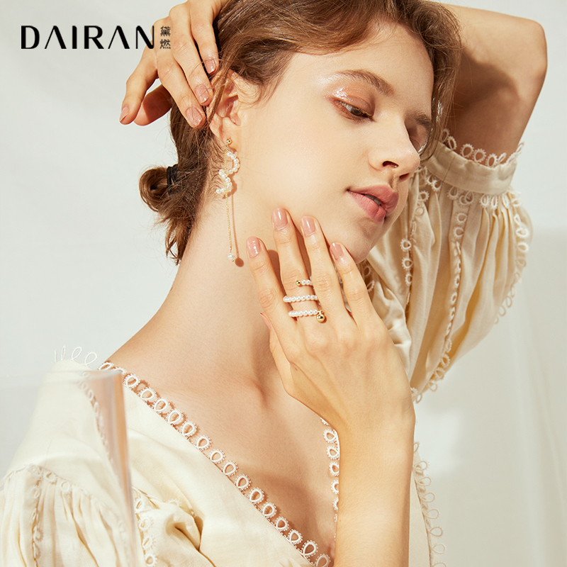Spiral Pearl Retro Ring fashion personality Trendsetter Korean Edition chic Opening Ringin the Accessories/Fashion Jewelry, Ring/Ring category - from Buy2taobao.com to provide professional Taobao agent buy service