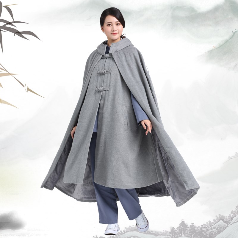 僧服冬季僧人打坐披风雅丽绒斗篷男女加绒加厚长款禅修居士服在类目 女装/女士精品, 唐装/民族服装/舞台服装, 民族服装/舞台装中 - 来自Buy2taobao.com提供专业的淘宝代购服务