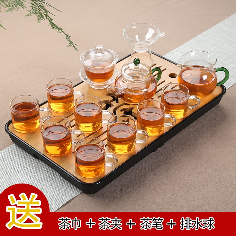 personality small-scale Glass tea set suit Retro household parts Simplicity glass transparent one combination full setin the Tableware , Tea set , Tea package category - from Buy2taobao.com to provide professional Taobao agent buy service