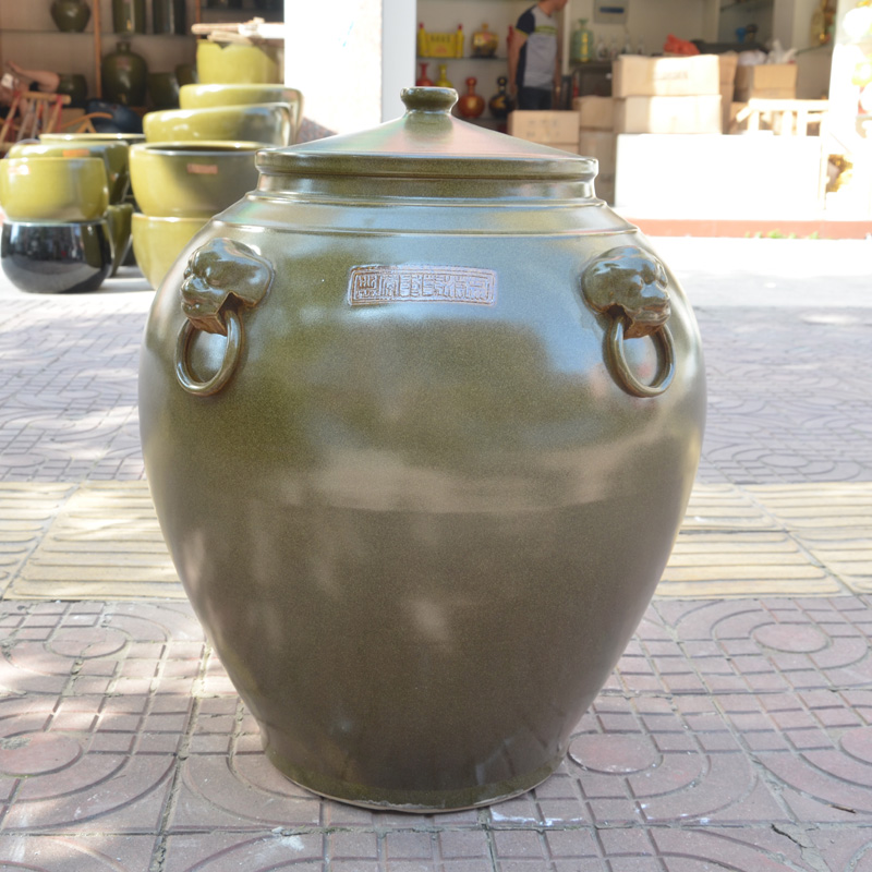 Jingdezhen ceramics Wine Jar The wine bottle Tanks Canister Wine bottle White wine bottle Lionheadin the Kitchen/Cooking utensils , Kitchen Gadgets/Kitchen storage , Storage jars/Kitchen storage containers , Canister category - from Buy2taobao.com to provide professional Taobao agent buy service