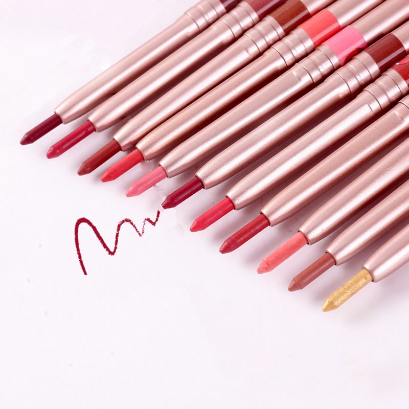 画嘴唇的工具韩倩初学者防水哑光口红笔自动勾线唇线笔女正品12。在类目 彩妆/香水/美妆工具, 唇笔/唇线笔中 - 来自Buy2taobao.com提供专业的淘宝代购服务