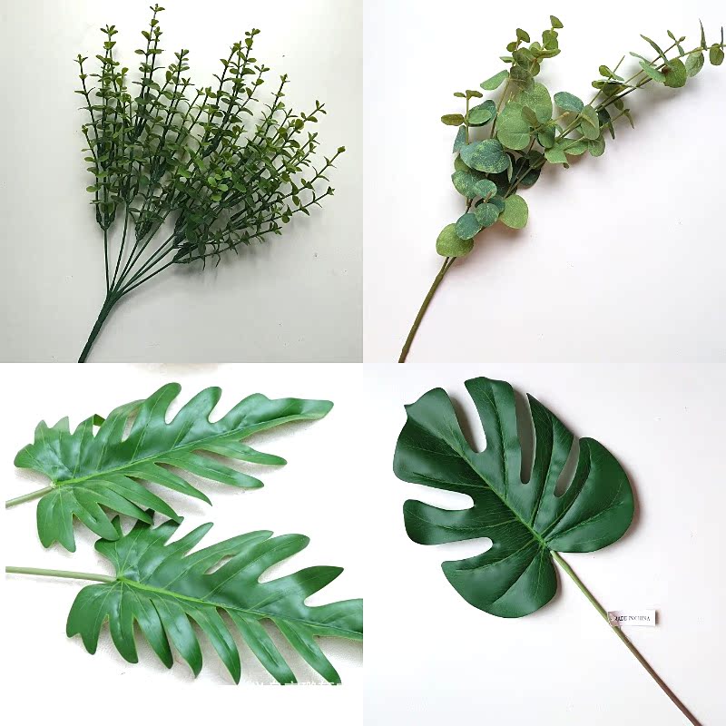 尤加利叶 迎春花 龟背叶春羽叶北欧仿真植物创意客厅绿叶花束装饰|msdalam kategori penghantaran bunga/bunga simulasi/tumbuhan berkebun, bunga tiruan/tumbuh-tumbuhan hijau/Buah-buahan dan sayur-sayuran siap (baru), bunga tiruan - dari Buy2taobao.com untuk memberikan perkhidmatan ejen Taobao profesional membeli