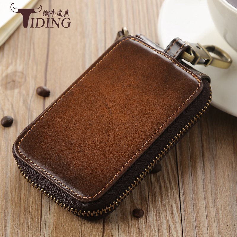 Influx of cattle new pattern genuine leather key case multi-function High-capacity Retro leisure time Top layer leather Key Bag 4035GQin the Leather/Lady bags/Men's bag, Wallets category - from Buy2taobao.com to provide professional Taobao agent buy service