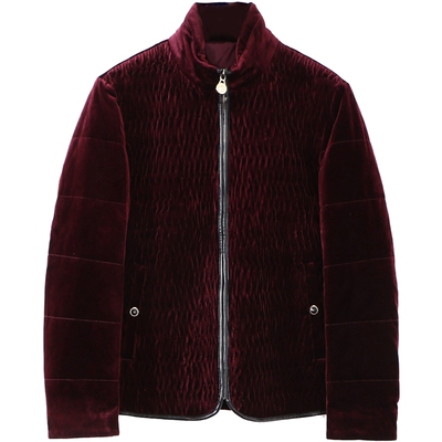 〖D〗高端商务品牌折扣男装新款冬装休闲立领拉链棉衣外套3J316