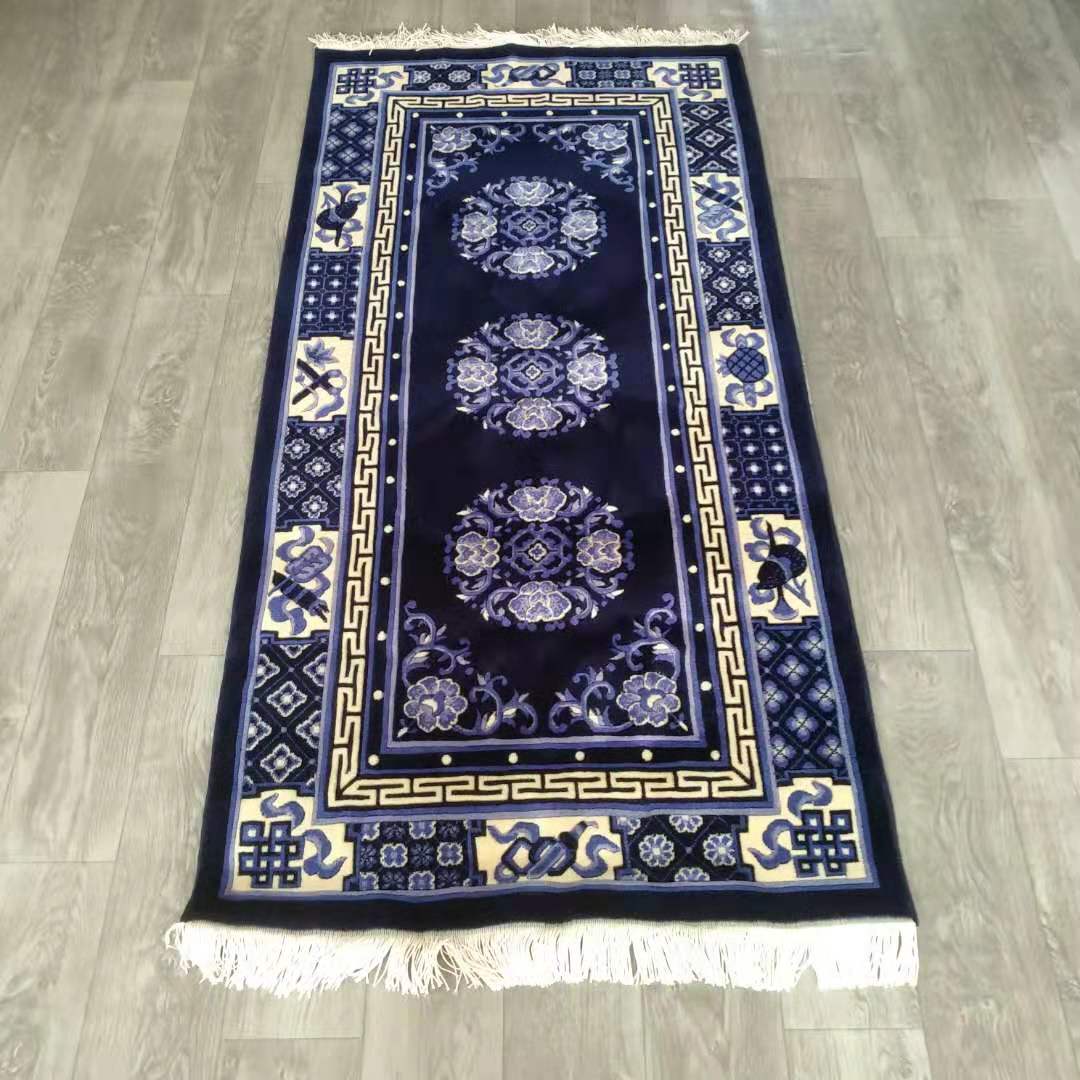 high-grade Imported New Zealand wool carpet Imperial family court Beijing style Tibetan wool Bedside blanket Tibetan card cushionin the Home Fabric , Carpet category - from Buy2taobao.com to provide professional Taobao agent buy service