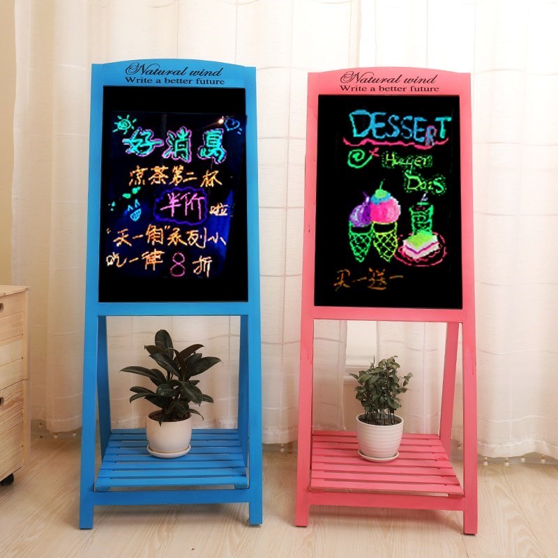 发光黑板宣传黑板花架黑板支架式黑板LED荧光板奶茶店小黑板新潮在类目 商业/办公家具, 校园教学家具, 黑板中 - 来自Buy2taobao.com提供专业的淘宝代购服务