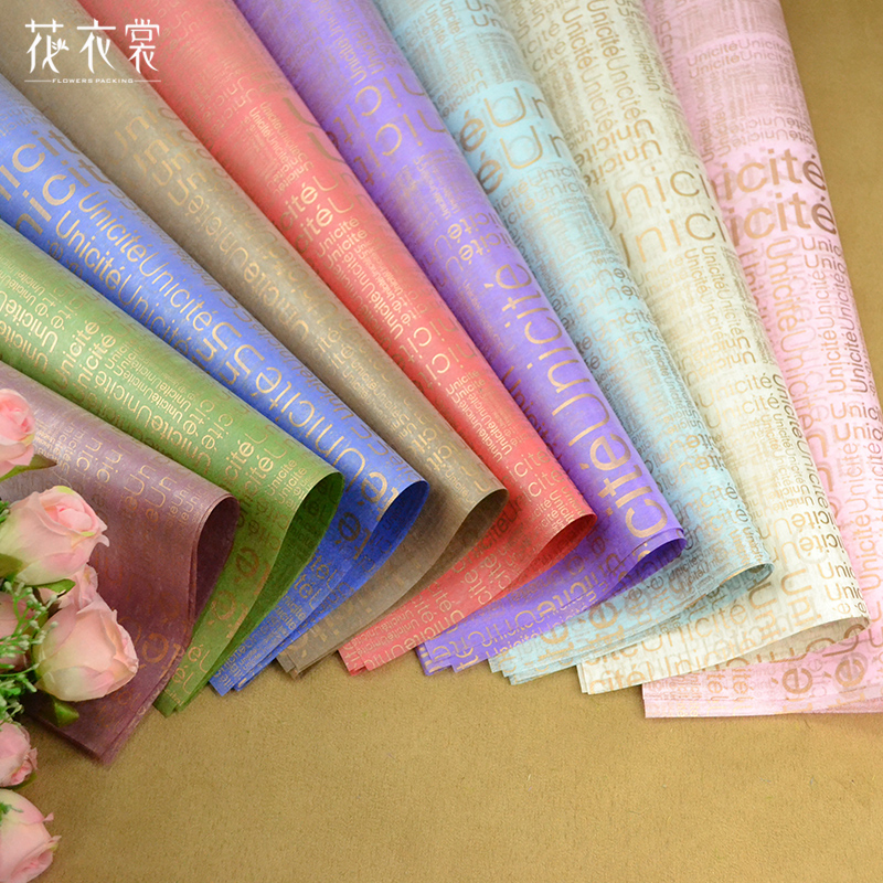 花衣裳 花店用品 楼兰纸 英文 高档鲜花礼品纸 包装纸材料在类目 鲜花速递/花卉仿真/绿植园艺, DIY仿真花材料, 花艺包装, 花艺包装纸中 - 来自Buy2taobao.com提供专业的淘宝代购服务