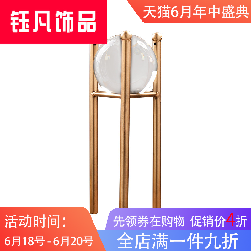 as North America European style Simplicity Retro Metal Bracket crystal ball Decoration Open House Soft loading hotel Office decoratein the Accessories/Fashion Jewelry, Decoration category - from Buy2taobao.com to provide professional Taobao agent buy service