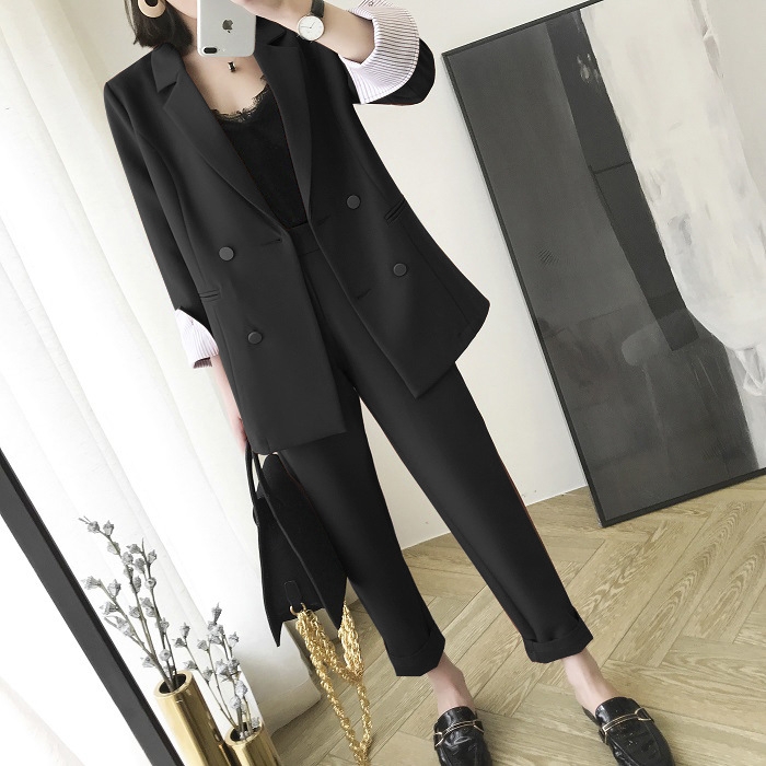 套装春装新款加肥加大码女装春装面试职业西服套装西装加大码女装在类目 女装/女士精品, 大码女装中 - 来自Buy2taobao.com提供专业的淘宝代购服务