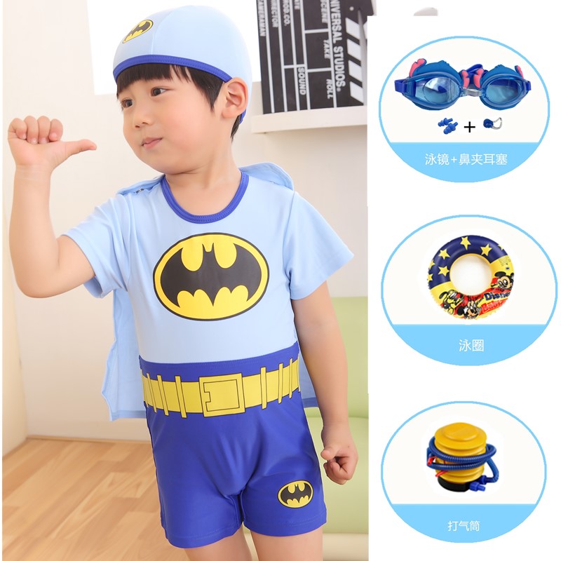 Baby boy 1-2-3-5-7-8-9 Swimsuit Shawl Bat lovely children Quick drying hot spring Swimwear suitin the Sports/Yoga/Fitness/Fans supplies , Swim , Children's swimwear/Pants category - from Buy2taobao.com to provide professional Taobao agent buy service