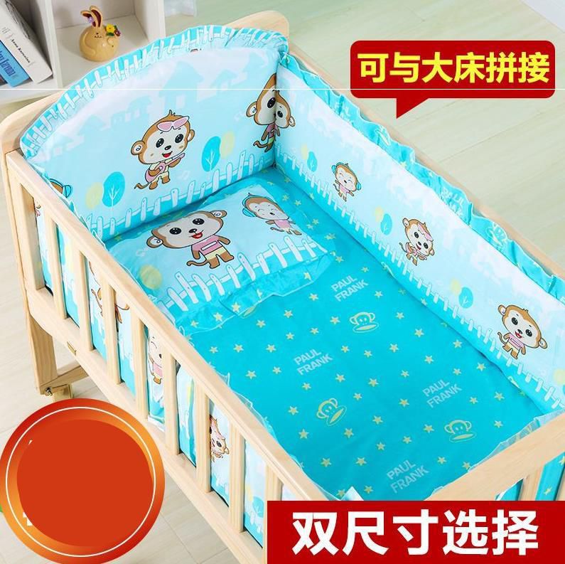 Children bed pine table Little bed Newborn Baby bed /0-15 A month Cradle bed Cot boyin the Diapers/Care/Feeding/Push lathe , Crib/Crib/Cradle/Chair , Crib/Children's beds category - from Buy2taobao.com to provide professional Taobao agent buy service
