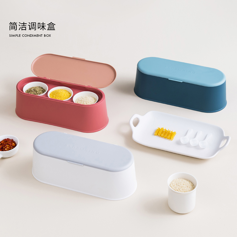 米立风物厨房盐糖调料盒家用组合装带盖带勺调味罐佐料调味盒套装在类目 厨房/烹饪用具, 厨用小工具/厨房储物, 储物瓶罐/厨房储物器皿, 调味瓶罐中 - 来自Buy2taobao.com提供专业的淘宝代购服务