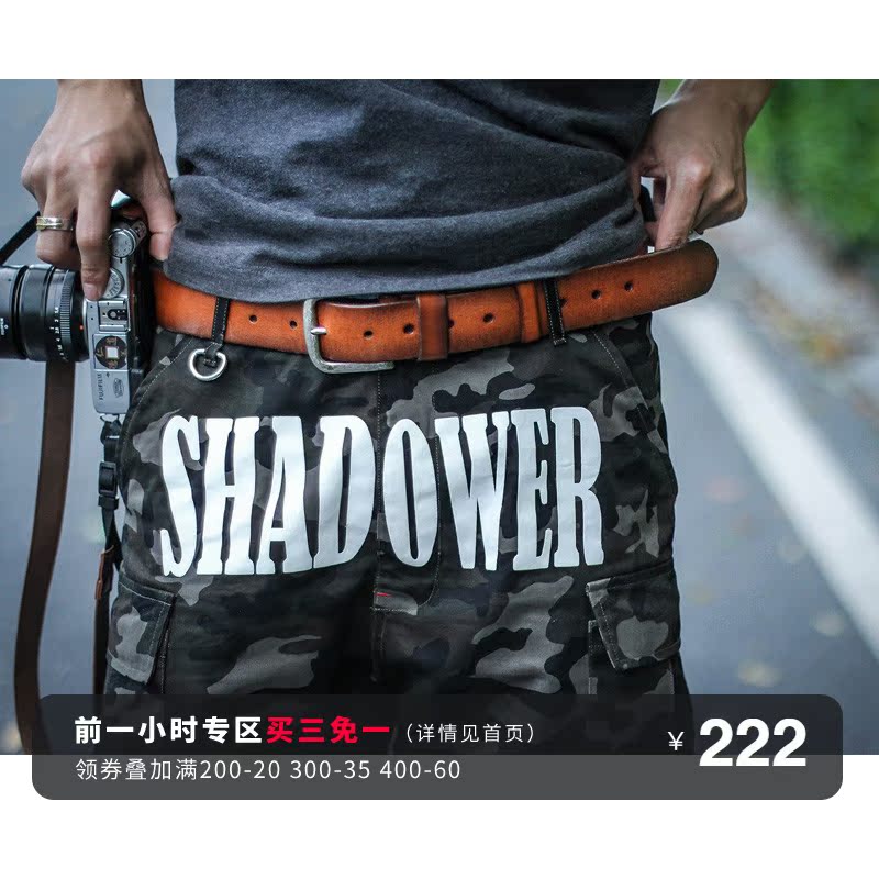 ENSHADOWER隐蔽者立体迷彩印花工装短裤2018夏薄款宽松七分裤中裤在类目 男装, 休闲裤中 - 来自Buy2taobao.com提供专业的淘宝代购服务