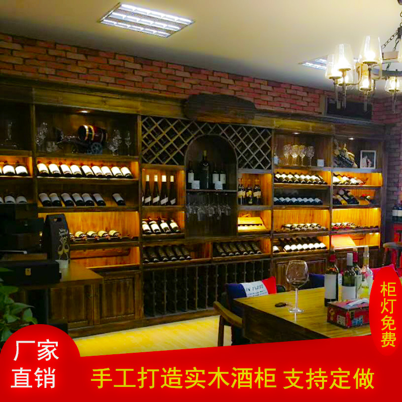 紅酒架碳化防腐實木落地紅酒展示架櫃紅酒陳列櫃紅酒展架酒窖定制在類目 商業/辦公傢俱, 貨架/展櫃, 精品展櫃/陳列櫃中 - 來自Buy2taobao.com提供專業的淘寶代購服務