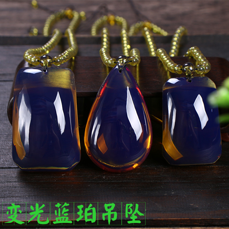 纯5A墨西哥净水蓝珀平安无事牌水滴形吊坠毛衣链蜜蜡挂件琥珀项链|ruв категории ювелирные изделия/алмаз/жадеит/золото, природного янтаря (новая), монисто - от Buy2taobao.com для оказания профессиональной услуги покупки агента Taobao
