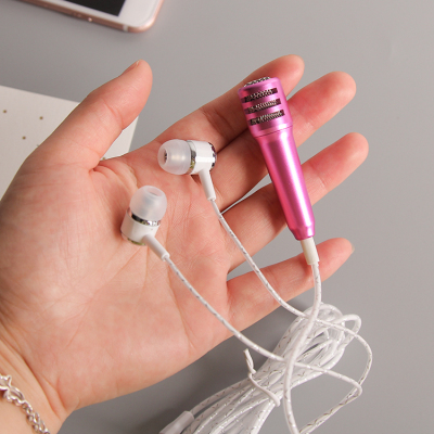 新款迷你手机小话筒耳机一体化 苹果安卓通用