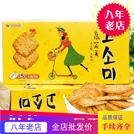 韓國進口零食食品 高笑美原味餅幹 160克 4包入 壹箱12盒在類目 零食/堅果/特產, 餅乾/膨化, 餅乾(新), 酥性餅乾中 - 來自Buy2taobao.com提供專業的淘寶代購服務