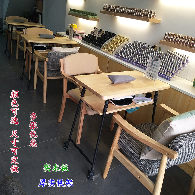 新款单人双人三人实木双层美甲桌简约时尚美甲桌椅套装美甲台特价在类目 商业/办公家具, 发廊/美容家具, 美甲台中 - 来自Buy2taobao.com提供专业的淘宝代购服务