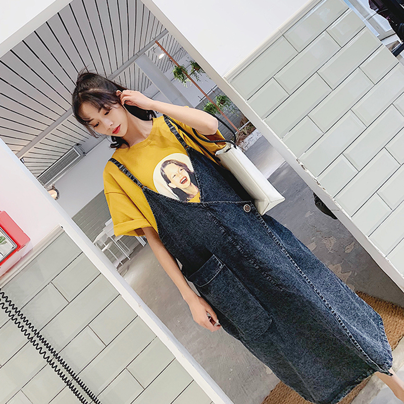 孕妇连衣裙夏季2019新款宽松时尚中长款牛仔吊带孕妇裙孕妇装夏装在类目 孕妇装/孕产妇用品/营养, 孕妇装, 连衣裙中 - 来自Buy2taobao.com提供专业的淘宝代购服务