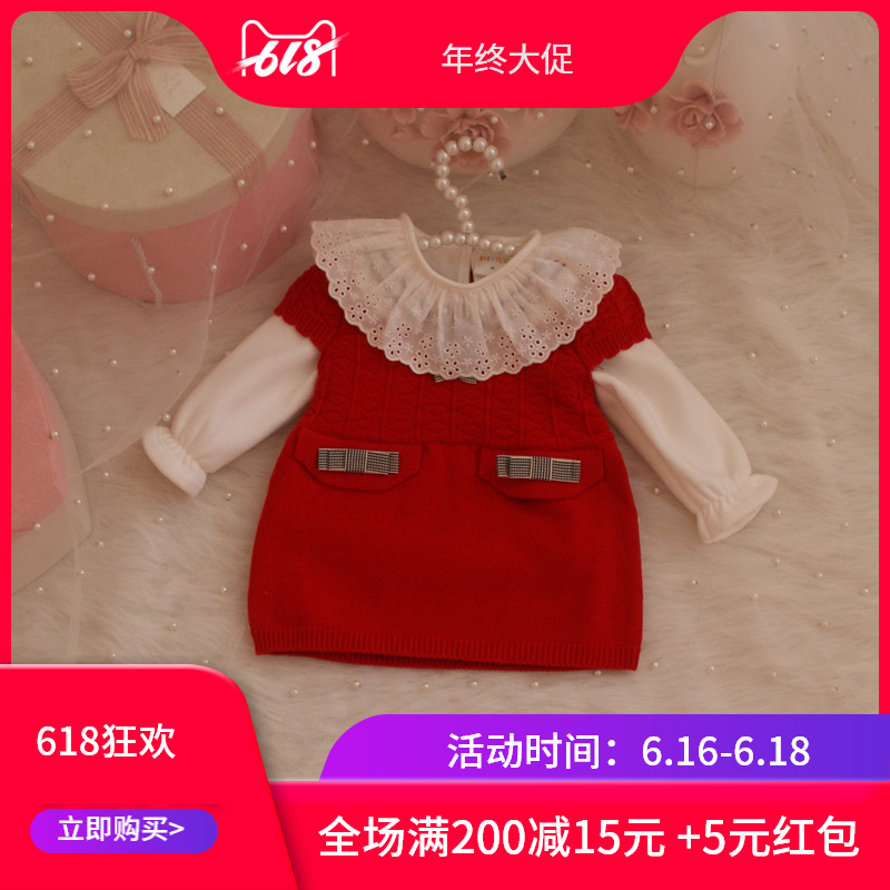 2018新款春秋女童背心女宝宝毛线马甲婴幼儿针织衫背心套头1-3岁|ruв категории Детская одежда, жилет - от Buy2taobao.com для оказания профессиональной услуги покупки агента Taobao