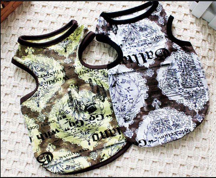 #狗衣服 宠物春夏装 宠物泰迪贵宾小狗的衣服装 T恤 背心多款在类目 宠物/宠物食品及用品, 宠物服饰及配件, 宠物服装/雨衣中 - 来自Buy2taobao.com提供专业的淘宝代购服务