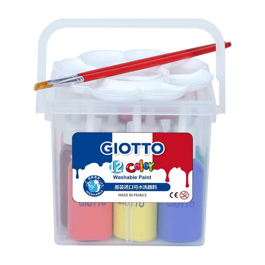 意大利進口GIOTTO12色幼兒可水洗顏料 兒童手指畫顏料 水粉無毒在類目 玩具/童車/益智/積木/模型, 繪畫類用品, 顏料中 - 來自Buy2taobao.com提供專業的淘寶代購服務