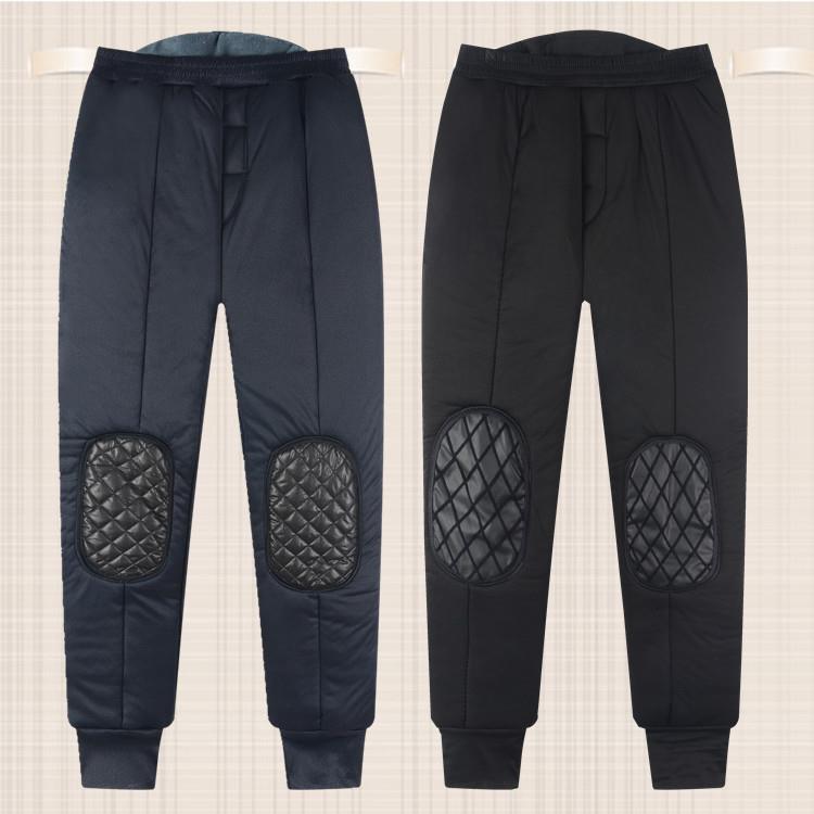 中老年男士加厚棉裤冬季老人保暖褲爸爸三层加绒高腰深档护膝棉裤|ruв категории Мужская одежда, брюки - от Buy2taobao.com для оказания профессиональной услуги покупки агента Taobao