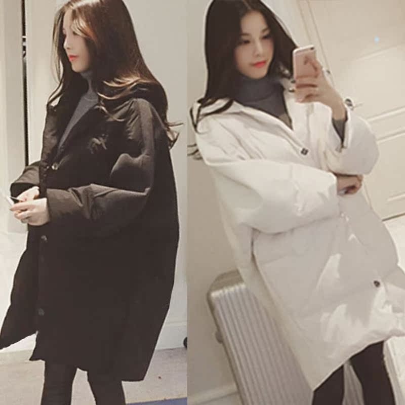 棉衣女冬装新款斗篷外套韩版学生加厚毛呢拼接棉服中长款面包服潮|ruв категории Женская одежда, хлопок/хлопок - от Buy2taobao.com для оказания профессиональной услуги покупки агента Taobao