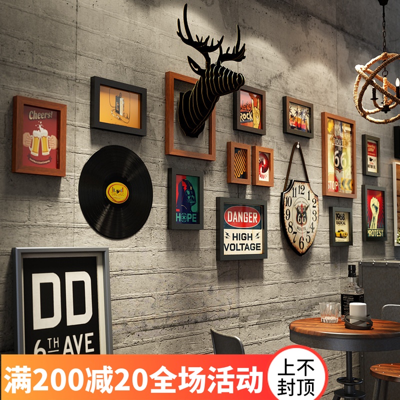燒烤飯店牆上挂飾個性複古酒吧牆面裝飾創意工業風理發店牆壁挂件在類目 家居飾品, 相框/畫框中 - 來自Buy2taobao.com提供專業的淘寶代購服務