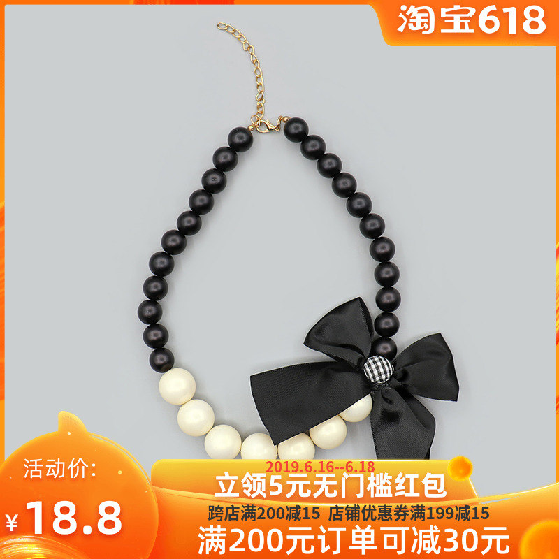 兒童項鏈首飾韓國時尚珍珠蝴蝶結毛衣項鏈女童公主百搭禮服配飾品在類目 童裝/嬰兒裝/親子裝, 兒童配飾, 項鍊中 - 來自Buy2taobao.com提供專業的淘寶代購服務