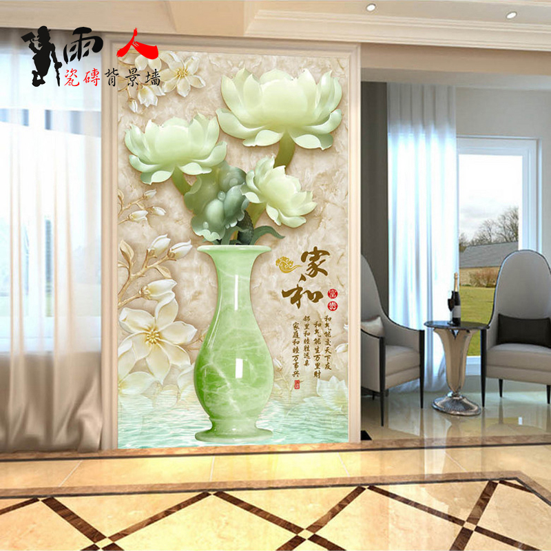中式簡約瓷磚背景牆3D 現代客廳雕刻過道走廊拼花牆磚背景牆 花瓶在類目 家裝主材, 瓷磚, 瓷磚背景牆中 - 來自Buy2taobao.com提供專業的淘寶代購服務