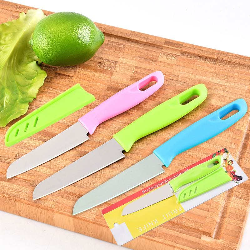 Stainless steel fruit knife printing Cartoon fruit With a knife Scabbard high quality durable kitchen toolin the Kitchen/Cooking utensils , Cooking utensils , Tool , Kitchen knife category - from Buy2taobao.com to provide professional Taobao agent buy service