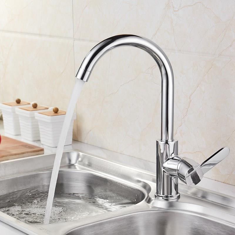 单把单孔无铅拉丝304单冷厨房用龙头不锈钢洗菜盆长颈高弯水龙头|ruв категории награду материалов, кухня, на кухне кран - от Buy2taobao.com для оказания профессиональной услуги покупки агента Taobao