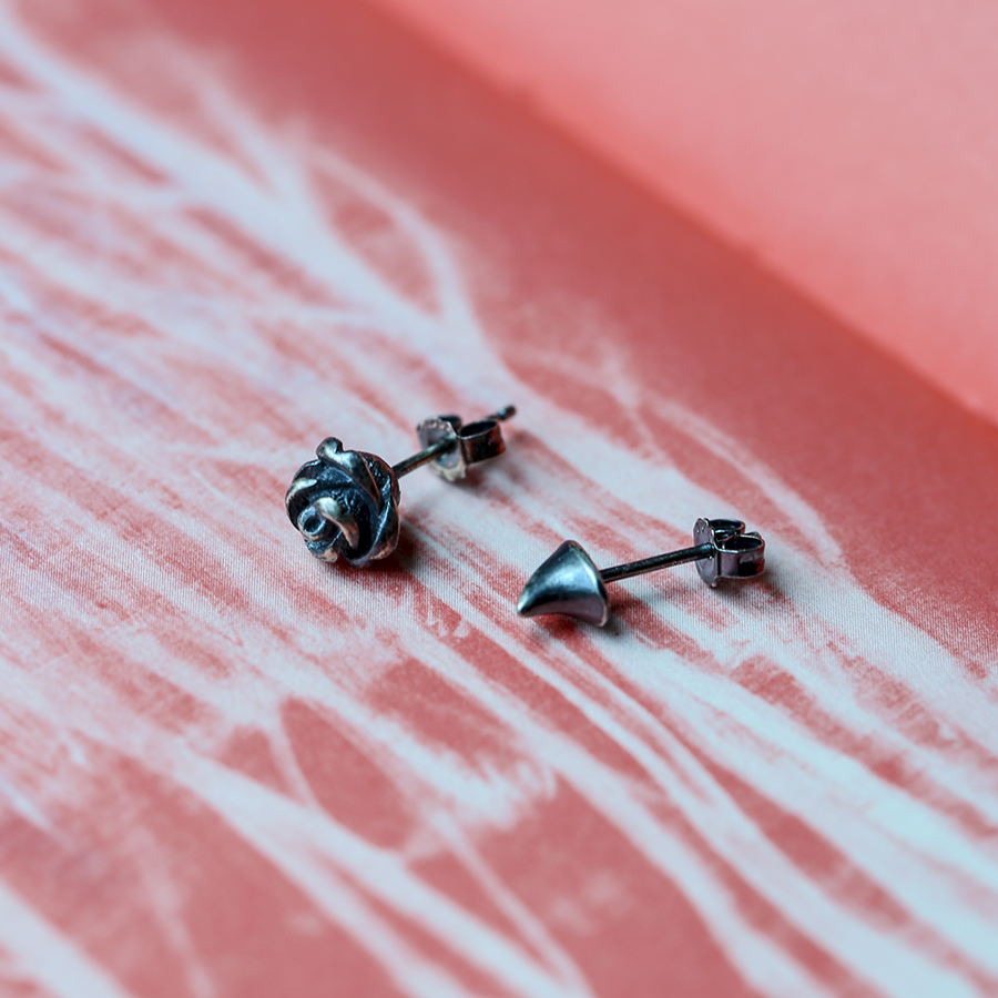 Mind Thorns Ear Studs 925 Sterling Silver Retro Do the old rose personality Earrings temperament the republic of koreain the Accessories/Fashion Jewelry, Earring , Earrings category - from Buy2taobao.com to provide professional Taobao agent buy service