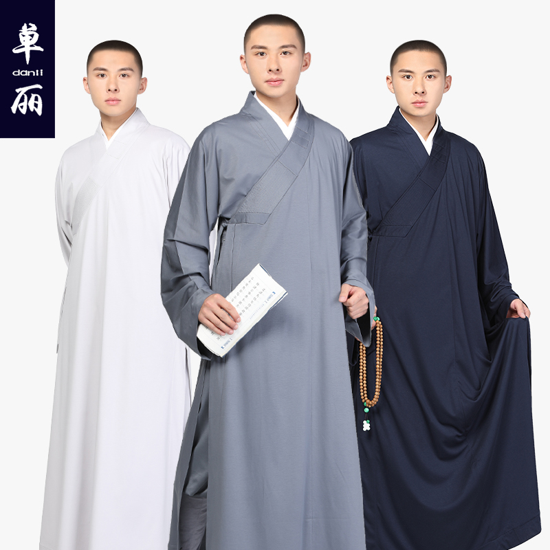 单丽尚远春夏丝光棉僧服长褂僧人服饰僧衣大褂和尚服僧袍僧装长衫|msdalam kategori Pakaian Lelaki, pakaian kebangsaan - dari Buy2taobao.com untuk memberikan perkhidmatan ejen Taobao profesional membeli