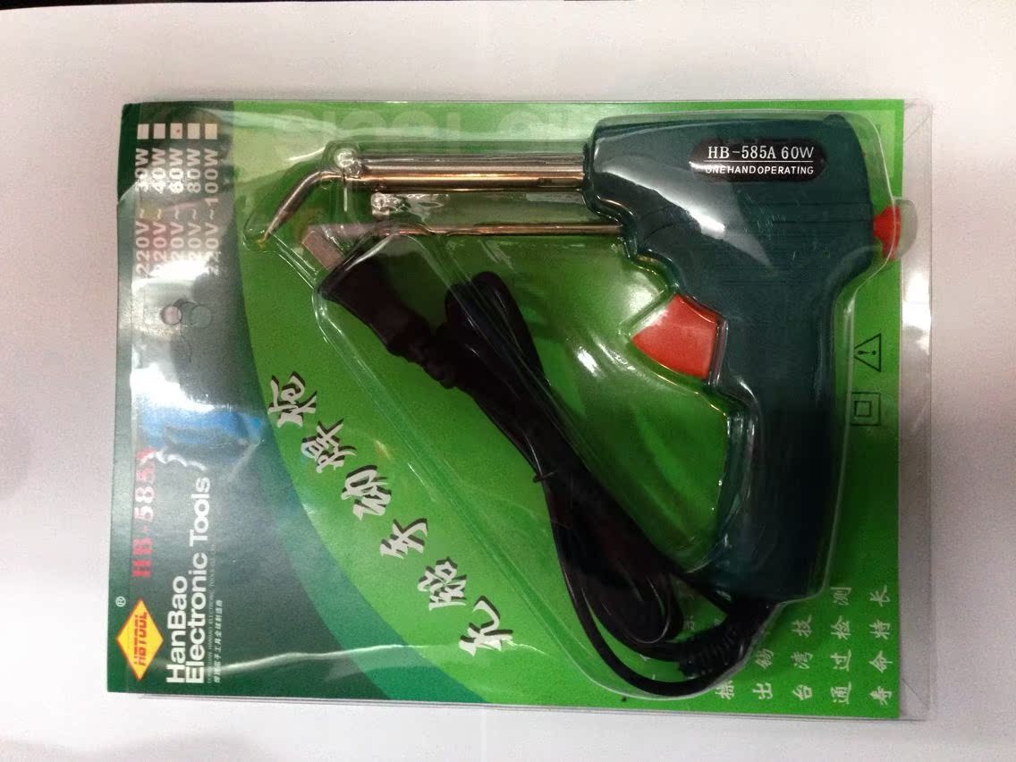 焊宝HB-585A60W手动送锡枪/焊锡枪/ 出锡枪 电烙铁 二合一|ruв категории оборудование/инструменты, ручной инструмент, инструменты электронной электрик, электрический паяльник - от Buy2taobao.com для оказания профессиональной услуги покупки агента Taobao