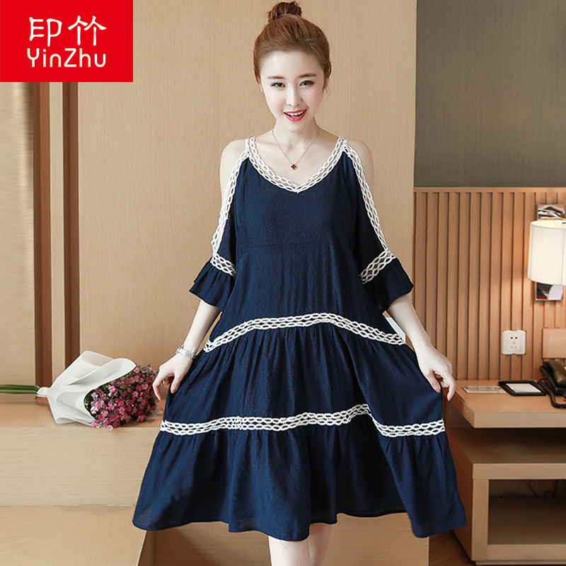 Add fertilizer enlarge maternity dress Dress Large 200 mom Easy Mid length version strapless summer skirtin the Maternity/Maternal supplies/Nutrition , Maternity , Dress category - from Buy2taobao.com to provide professional Taobao agent buy service